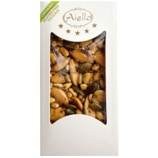 Traškus migdolų ir ispaninio šalavijo sėklų batonėlis, ekologiškas (50 g), Aiello Bio